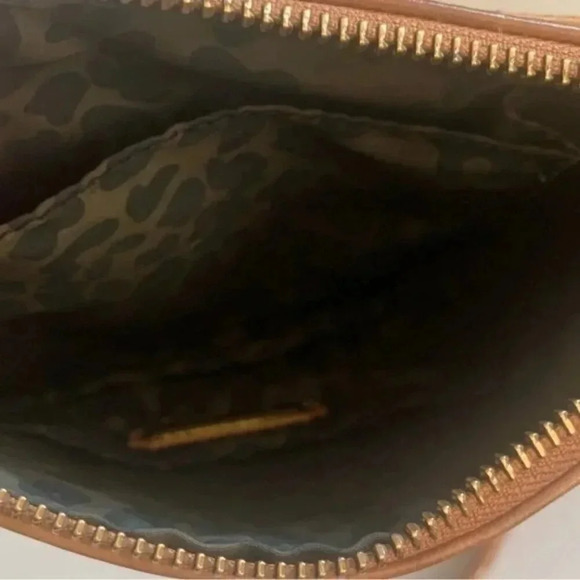 Rebecca Minkoff Mini Mac Cognac Brown Leather Crossbody - Picture 3 of 5